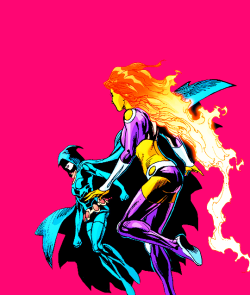loisdiana:  Raven and Starfire in DC Rebirth #1 