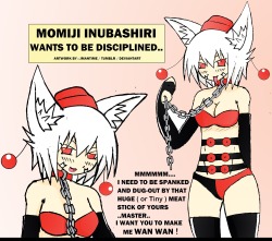 jmantime:  Finish another Momiji drawing - Momiji wants to be spanked , whos up for it ? - i think its time to pimp out Kageru now…‪#‎touhou‬ ‪#‎awoo‬ ‪#‎momiji‬ ‪#‎anime‬ ‪#‎manga‬ ‪#‎jmantime‬