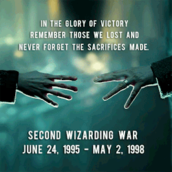 genandhisqueen:  Today marked the 15th anniversary of the Battle of Hogwarts.
