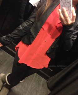 vivian-pictures:  ฤ blouse &amp; ๖ leather jacketâ€¦ I need to get a job!!