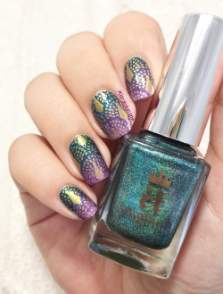 klo-s-to-me:   Peacock – Picture Polish : Hussy – A England : Saint George – Star Gazer : Gold – Mo You : Tropical collection n°5 