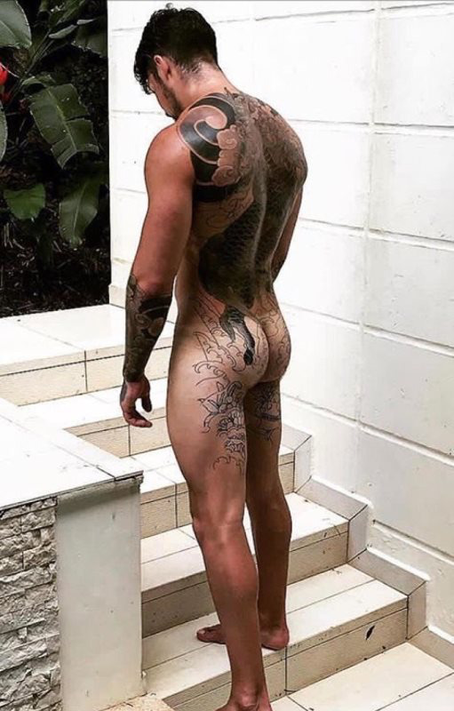 thehairyass: Muscle and ink.