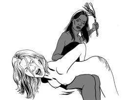darkrecesses59:The black Mistress likes to keep a few whip marks and bruises on her white girl’s ass at all times. She wouldn’t want her friends to think she goes easy on the slave.