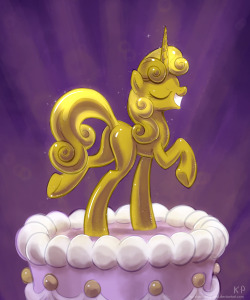 timeisoatmeal:  Sweetie Belle Cake 