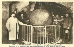 atlasobscura:  THE 19TH-CENTURY IRON BALLS STILL CLEANING THE PARIS SEWERS BY ALLISON MEIER / 22 SEP 2014 When the sewers of Paris get clogged with putrid waste, they’re sometimes cleaned the same way they were over a century ago: with a giant, rolling