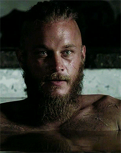 Ragnar joins King Ecbert in his bath.  Travis Fimmel as &ldquo;Ragnar&rdquo; in History channel&rsquo;s &ldquo;Vikings&rdquo;, Season 2.I&rsquo;ve seen &ldquo;unf! used many times, but this gif set visually explains the meaning.  It is purely and unequivo