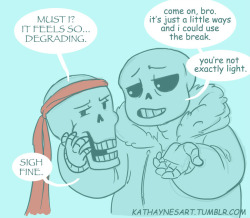 kathaynesart:  This is going to be an issue if you have to scream every time, Papyrus. Finally got onto Part 5.  I’m going somewhere with this so expect more to come.Part 1 | Part 2 | Part 3 | Part 4 | Part 5 | Part 6 Coming Soon | Extra