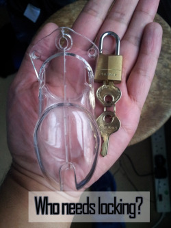 If you need a keyholder, please contact Mistress.