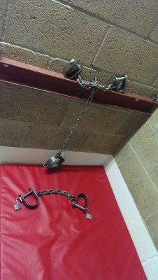 malebondagepigs:Equipment for the dungeon..  Male bondage and BDSM images @  Male Pigs in bondage! 