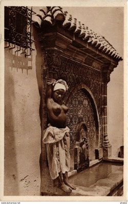 North African woman, via Delcampe.