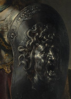 crapsightings:  Bellona (detail), by Rembrandt   🚀