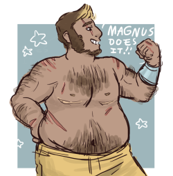 truebuggy:magnus, the man of action for @towsersfactory
