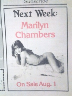 The Spectator, July 25-31,1980 Visit Private Chambers: The Marilyn Chambers Online Archive