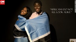 thegoddamazon:  tokenblackconfessions:  Photos from Ithaca College’s African Student Association “Fight the Stereotype” campaign. So important.  So great. This is personal to me. 