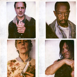 rickortreat:  amcthewalkingdead: On the #TWDFanPremiere panel: Andrew Lincoln, Lennie James, Norman Reedus, and Melissa Mcbride 