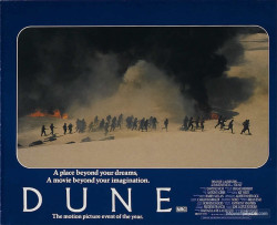 dunequotes:  Dune Movie Theater Lobby Cards from 1984 