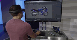 prostheticknowledge:  Autodesk Maya 3D HoloLens Demo at WPC Microsoft demo for their Hololens tech explores the concept of Augmented Reality Design and how it could be implemented in software such as Maya:At Worldwide Partner’s Conference (WPC), Microsoft