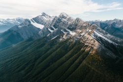 madebyfinn: Shot this morning from a helicopter in Alberta, Canada. 