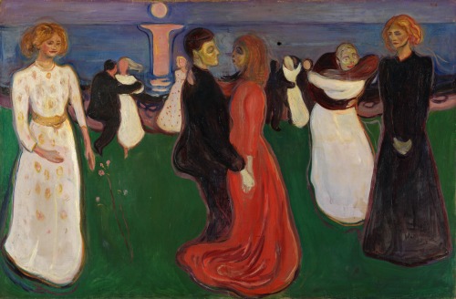 Edvard Munch (Norwegian, 1863-1944), The Dance of Life (Livets dans),   between 1899 and 1900. Oil on canvas, 129 x 191 cm; Nasjonalgalleriet, Oslo  