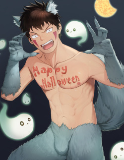 onlykiba: Halloween Kiba &lt;3 Source By   小黑羊   