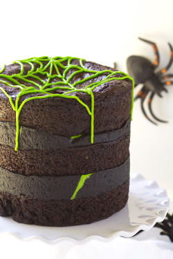 fullcravings:  Spider Egg Brownie Cake Congratulations cookiedoughandovenmitt for having one of the winning submissions Halloween 2016!   Like this blog? Visit my Home Page or Video page for more!And please Subscribe to the Email Club  (it&rsquo;s free)