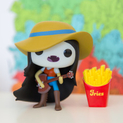 What&hellip;you don&rsquo;t sing to your food before eating it? Marceline vinyl toy available now at @hottopic! http://bit.ly/1QXwU07