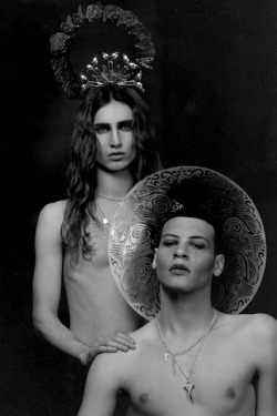 nothingpersonaluk: Jose Wickert &amp; David Valensi ‘This Holy Ego’ for Flux magazine. Photography by Rossella Vanon