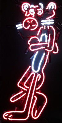 neonandmore:  Pink Panther Neon Sign