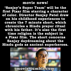caph3us:  movie:  More movie news  THIS IS SO IMPORTANT ESPECIALLY FOR INDIAN KIDS LIKE MYSELF WHO GREW UP/ ARE GROWING UP OUTSIDE INDIA. A lot of these kids grow ashamed of their religion bc it isn’t “”“&quot;conventional”“”“ and this