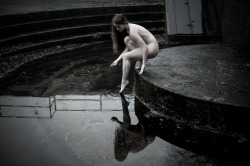 randompantsdesign:  &ldquo;Ripples in Abandoned Pools&rdquo; Sneak peek from today’s shoot with Mary Celeste.   © Jamie R. - Random Pants - randompantsdesign.tumblr.com 