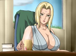 fandoms-females:Coffee_time_for_Tsunade_by_KaenDD ( AF #20 - Tea is better though )  ;9