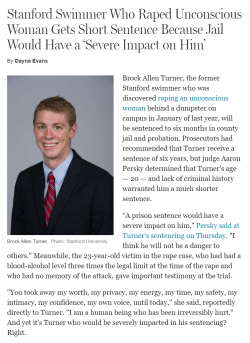 bethanyactually:  thisiseverydayracism:undocumentedny:thisiseverydayracism:thisiseverydayracism:This is rape culture.  This is white male privilege.  This is injustice.  The rapist and the judge are revolting, sociopathic spawns of the devil.Rapist: Brock