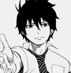 kenmahina:                                       Endless List of Favorite Characters: ↳ Rin Okumura [Ao No Exorcist] “I’m not smart enough to figure out answers no matter how much time I spend thinking. All I can do now is to empty my head and