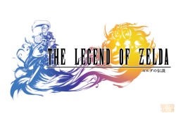 thenintendard:  shattered-earth: Finished! A tribute to the beauty of Final Fantasy logos and my love of the Legend of Zelda franchise.  The precise text placement/kerning may be adjusted a tiny bit but other than that, here they are! It was a real itch
