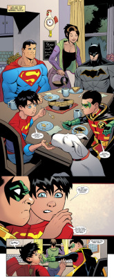 Batman &amp; Robin team up with the Kent Family in Patrick Gleason’s Superman #20! OUT THIS WEEK!Also, Jon almost spoils the ending of the first arc of Super Sons. Bad Jon! Bad! Why can’t you be a professional like Krypto?!