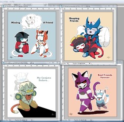 eikuuhyoart:  THE KITTYFORMER SMALL PRINTS ARE DOOONE! I’ve put in the order to get these printed, as well as more re-prints of the “For Science” and the “More than Meets the Eye” prints!  Now the question is if I do one more 11x17 print or