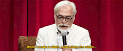 manyymedia:  Hayao Miyazaki // Creating Villains