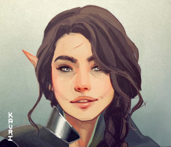 kauriart:  Rilora … my other main Inquisitor.  Somebody stop me, too many Lavellans. 