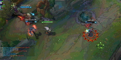 techtonicactivity:  That’s four champions three flashes and two projectile stopping spells(This is my 443rd League of Legends gif)