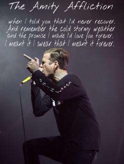 shane7878:   The Amity Affliction//Pabst Blue Ribbon On Ice 
