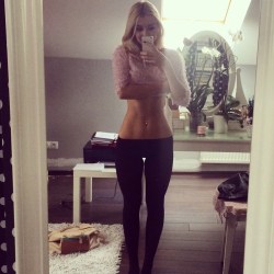 sexiestinstagirls:  Frilly pink top{Sexy Thin Girls|The Hottest Bodies|Sexy Fit Models|Thin Bodies