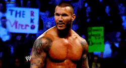 noodlesandbeef:  innerbear:  wwetj:  Randy Orton’s Pec Bounce(: »»  Dylan, please translate for those of us who aren’t yet fluent in Pec  His accent is really thick, but it looks like he’s saying he’s a “hungry bottom”? 