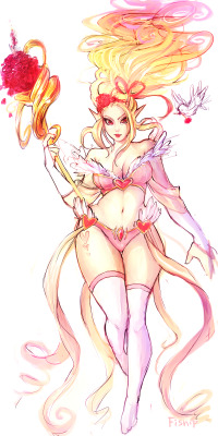 fiship: I’m just gonna post this messy Heartseeker Janna before I go to bed