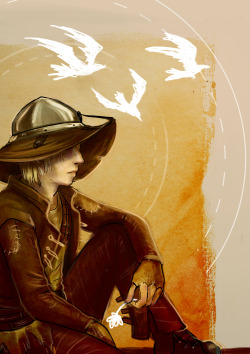 spectre-draws:  Rough go at Cole from Dragon Age. 