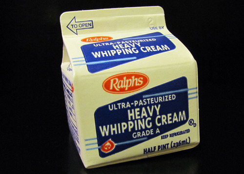 Low fat heavy whipping cream