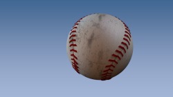 Jugando con luz y texturas (baseball 3D)
