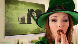 maesteotriple7:  Luck o’ the Irish with Lucie Wilde - GIF Set 