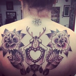 fuckyeahtattoos:  This is my 2nd tattoo from my fave artist Becci Boo at Vida Loca Tattoo Studio in Greater Manchester, UK. Amazing but understated artist, so happy with my backpiece from her! 