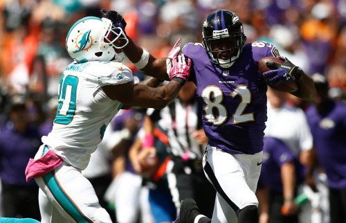 Torrey Smith has a high ceiling thanks to Gary Kubiak's arrival in Baltimore. (USATSI)