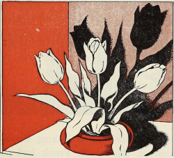 nemfrog:  Potted tulips. Tales and Travel. 1938. 